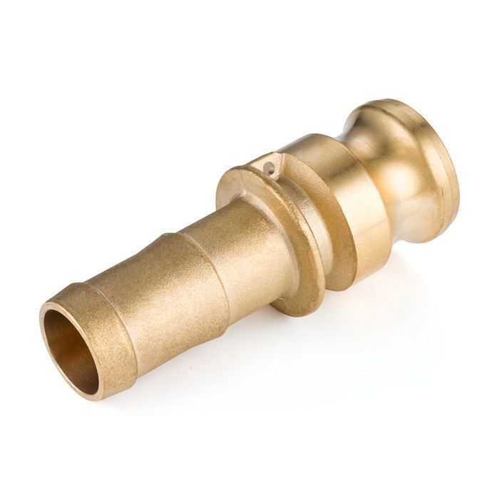 Камлок латунный тип E, ниппель с хвостовиком 1", TL100EBR TITAN LOCK