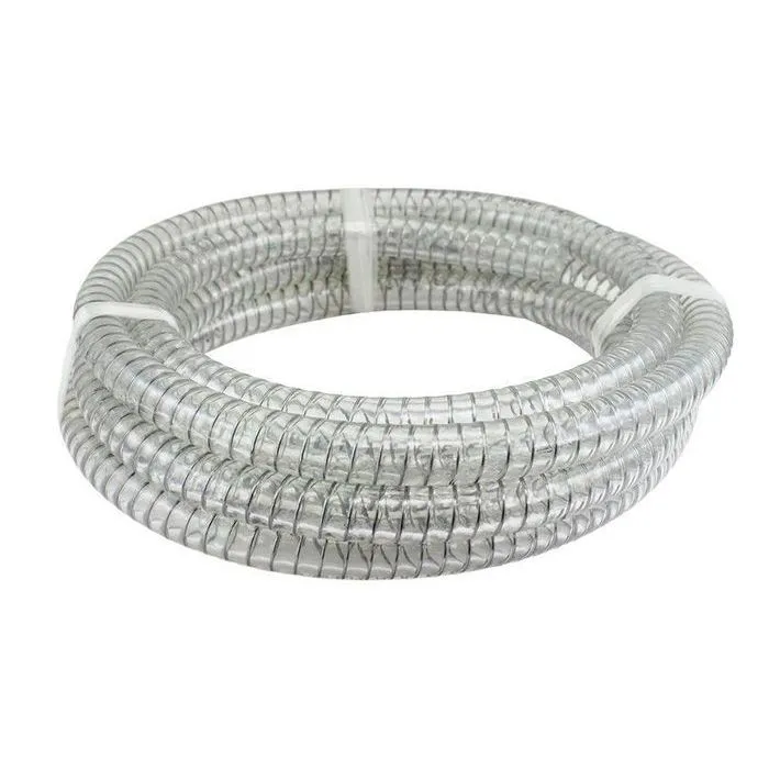 Пищевой нап.-всас. ПВХ рукав, армированный стальной спиралью "LADOGA", внутр.диам.38 мм TL038LG TITA