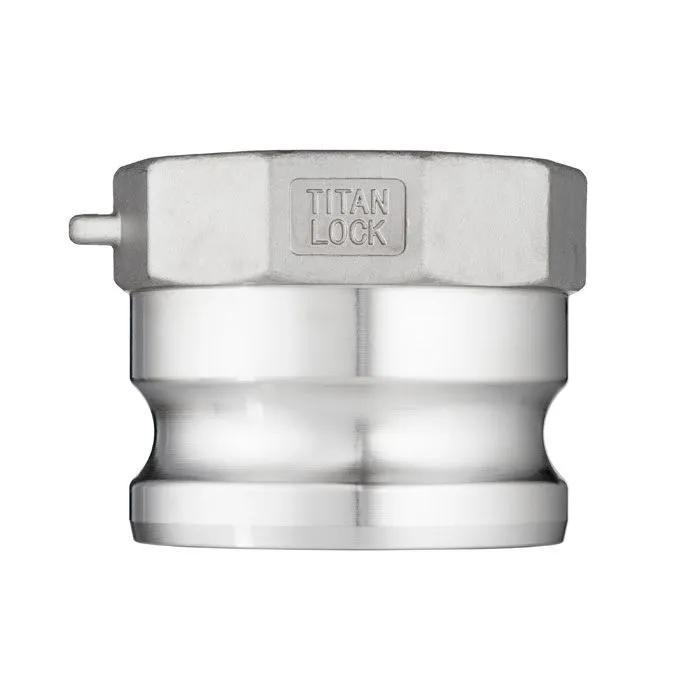 Камлок нержавеющий тип А ниппель, внутр. резьба BSP 8", AISI304, TL800ASS TITAN LOCK