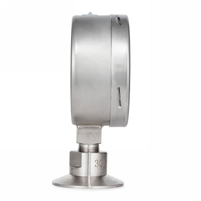 Манометр нержавеющий с мембранным разд.,10/0,2 Бар, Clamp DN50, корп. 100мм, TLSPG50/100CL TITAN LOC