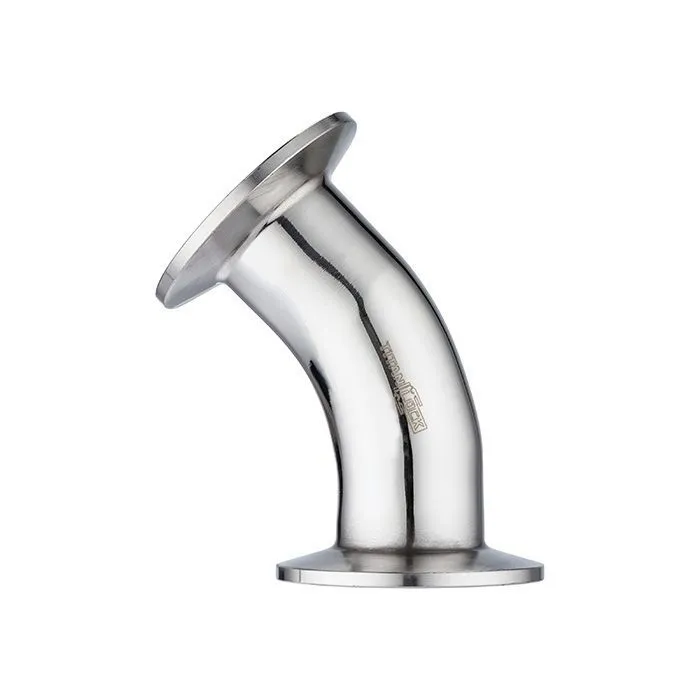 Отвод под Clamp 45 градусов, DN 15, нерж. сталь 316, TLCB15/45SS TITAN LOCK