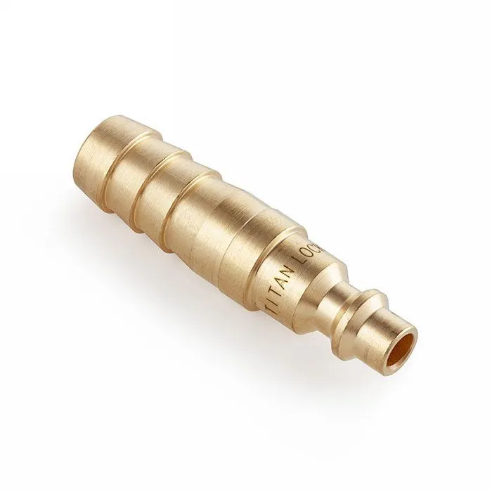 3/8in, БРС серия D, ISO 6150 B, ниппель, хвост под рукав, латунь TL3DMH-B TITAN LOCK