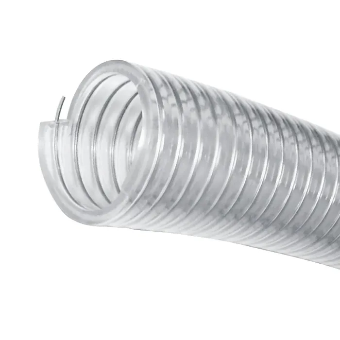 Пищевой нап.-всас. ПВХ рукав, армированный стальной спиралью "LADOGA", внутр.диам.50 мм TL050LG TITA