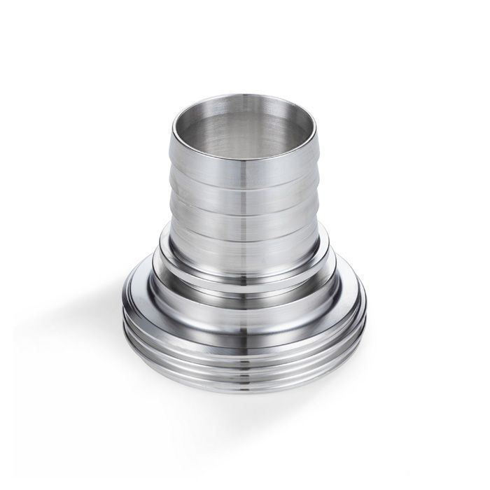 Резьбовой штуцер под рукав DIN 11851 DN40 нерж. 316 TL40THRSS TITAN LOCK