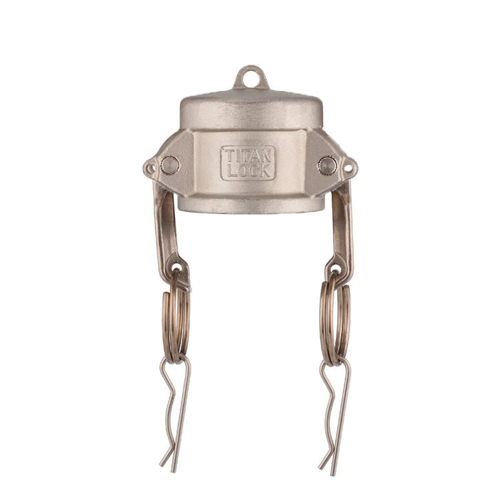 Камлок нержавеющий тип DC, заглушка для ниппеля 1/2", AISI316, TL50DCSS316 TITAN LOCK