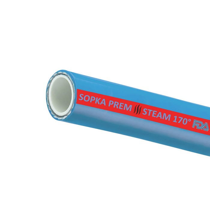 Рукав для пара и горячей воды «SOPKA-PREM» с пищ. допуском, внутр.диам. 13мм, TL013SP-PR TITAN LOCK