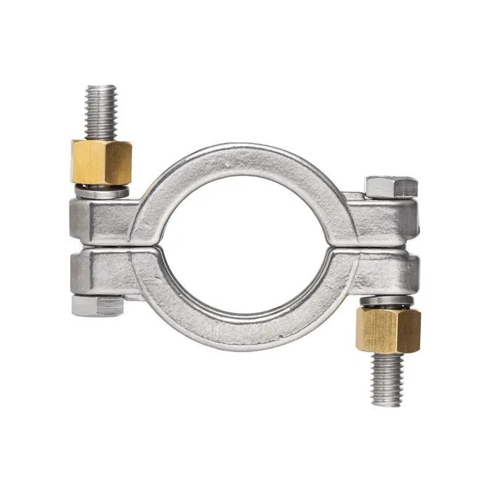 Хомут CLAMP двухболтовый усиленный DN65 нерж.304, DIN TL65CLCR TITAN LOCK