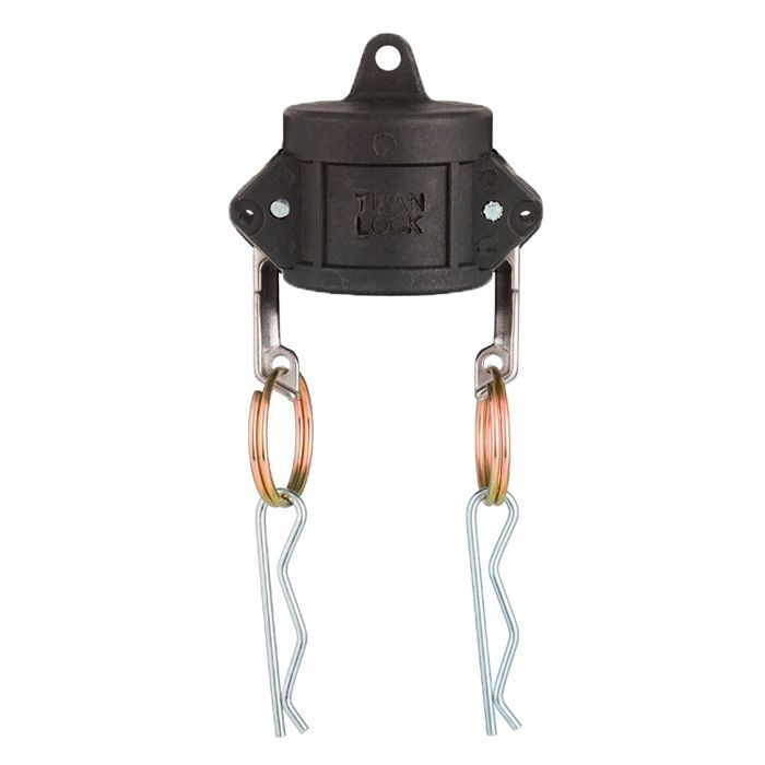 Камлок полипропиленовый тип DC, заглушка для ниппеля 1 1/2", TL150DCPP TITAN LOCK