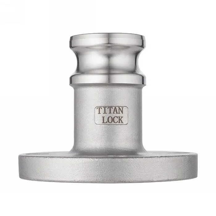 Камлок алюминиевый тип FA, ниппель с фланцем 2 1/2", TL250FAAL TITAN LOCK