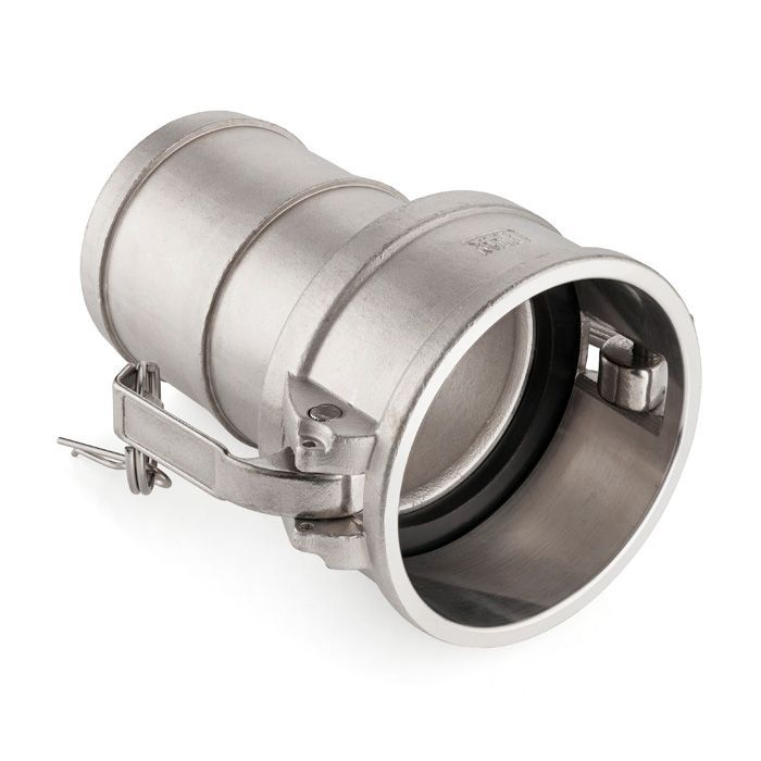 Камлок нержавеющий тип C, розетка с хвостовиком 3", AISI316, TL300CSS316 TITAN LOCK