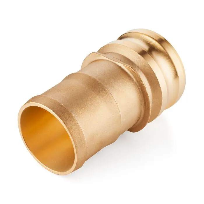 Камлок латунный тип E, ниппель с хвостовиком 3", TL300EBR TITAN LOCK