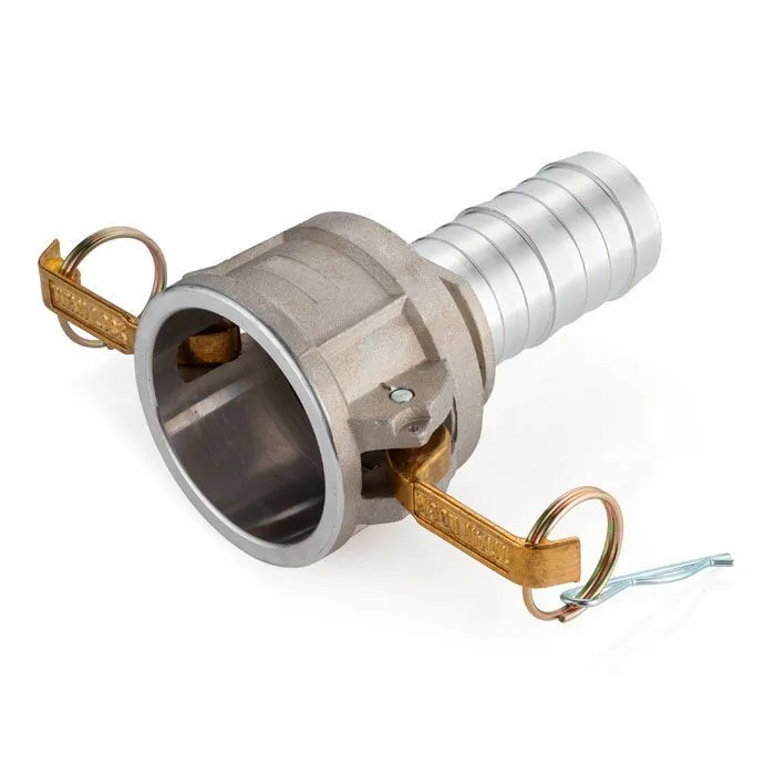 Камлок алюминиевый тип C, 2", розетка с хвостовиком под рукав 1 1/2", TL2015CAL TITAN LOCK