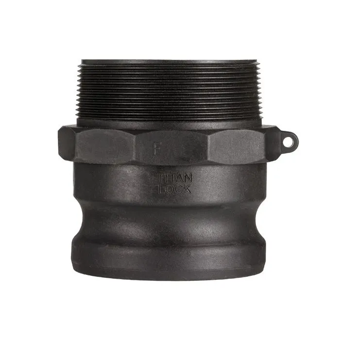 Камлок полипропиленовый тип F ниппель, наружная резьба BSP 3", TL300FPP TITAN LOCK