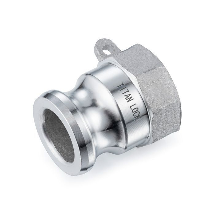 Камлок алюминиевый тип А серия "EcoLine" ниппель, внутр. резьба BSP 1 1/4", TL125AAL-EL TITAN LOCK