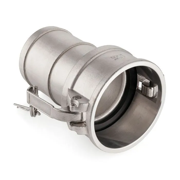 Камлок нержавеющий тип С серия "EcoLine" розетка с хвостовиком 3", AISI304, TL300CSS-EL TITAN LOCK