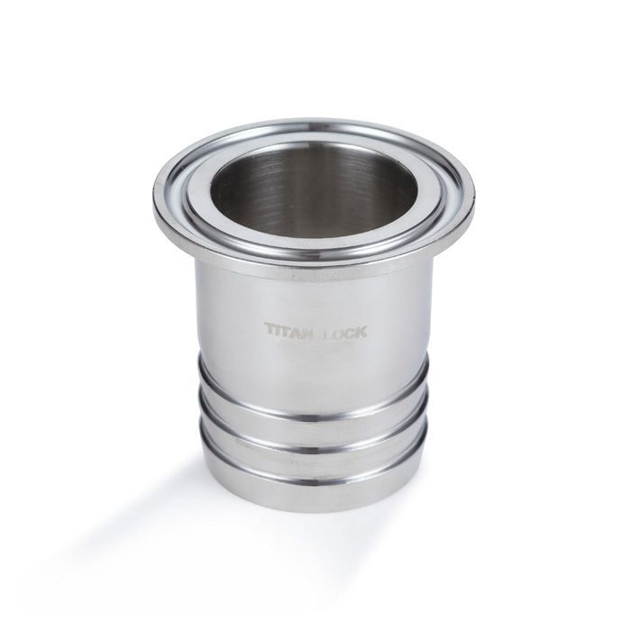 Штуцер CLAMP под рукав DN80 нерж. 316, DIN TL80CLH TITAN LOCK