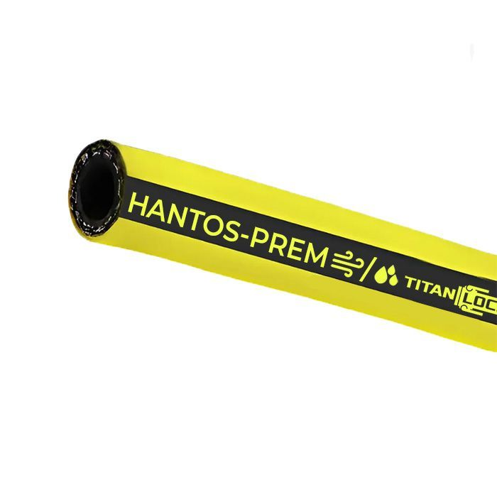 Рукав для воды и сжатого воздуха «HANTOS-PREM», желтый, вн. диам. 50мм, 28bar, TL050HS-PR TITAN LOCK