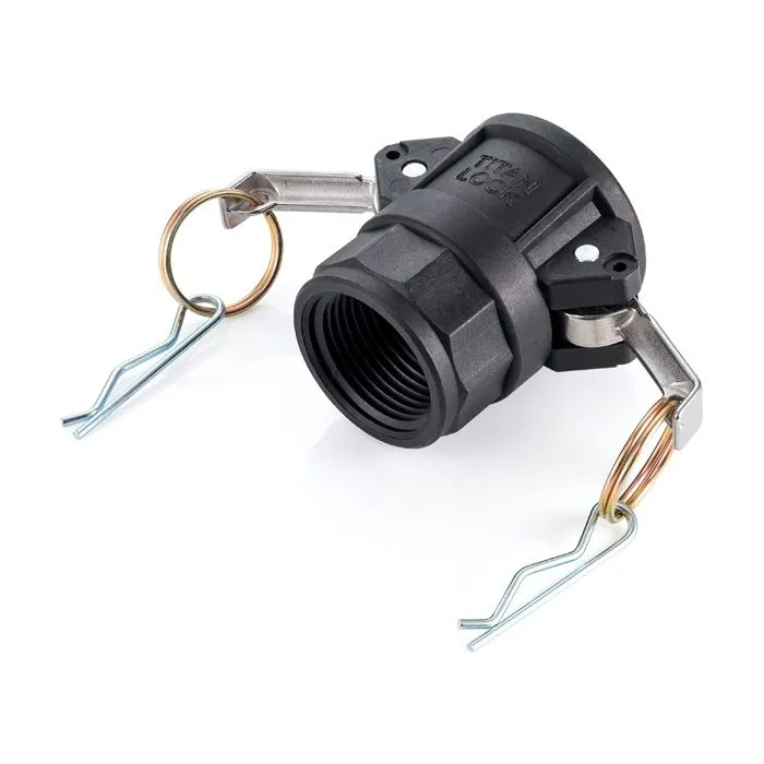 Камлок полипропиленовый тип D розетка, внутр. резьба BSP 2 1/2", TL250DPP TITAN LOCK