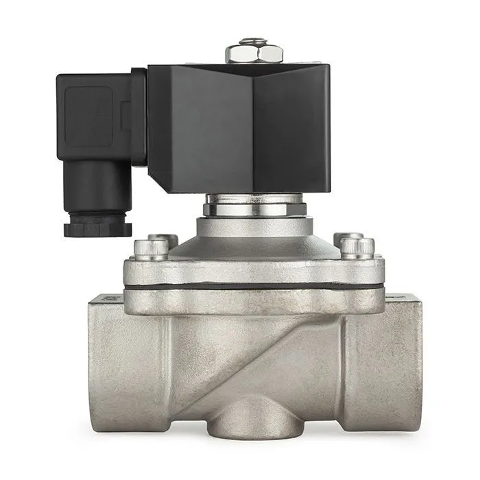 Соленоидный клапан нормально-открытый, прямого действия, 220В, PN10, Нерж.304/FKM, DN40, TLSO40/10FK