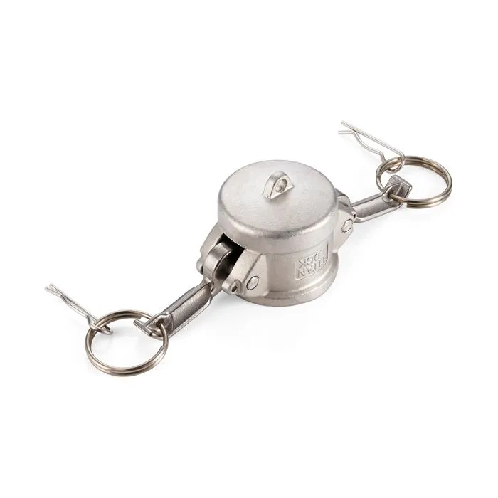 Камлок нержавеющий тип DC, заглушка для ниппеля 2 1/2", AISI316, TL250DCSS316 TITAN LOCK