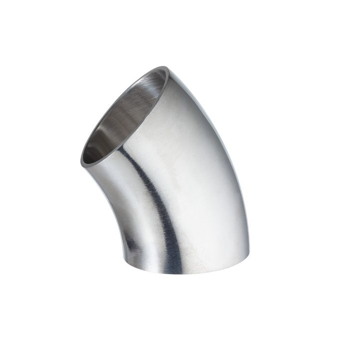 Отвод под сварку 45 градусов, DN 20, нерж. сталь 316, TLWB20/45SS TITAN LOCK