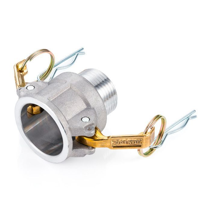 Камлок алюминиевый тип B розетка, наруж. резьба BSP 2 1/2", TL250BAL TITAN LOCK