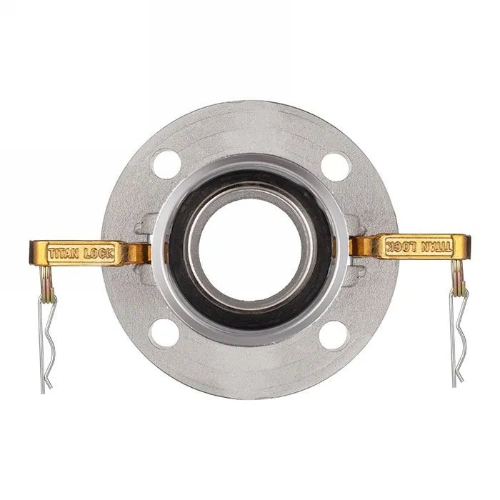 Камлок алюминиевый тип FC, розетка с фланцем 4", TL400FCAL TITAN LOCK