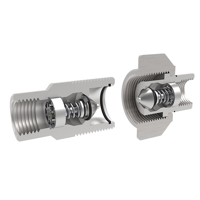 1in, БРС серия G (WS) резьбовая, ниппель, оцинк. cталь, резьба NPT TL8GMN TITAN LOCK