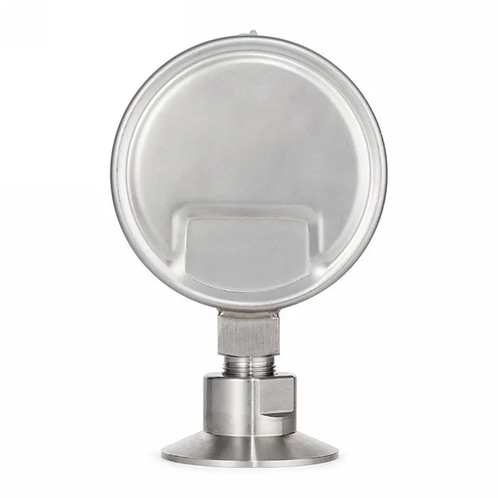 Манометр нержавеющий с мембранным разд.,10/0,2 Бар, Clamp DN25, корп. 160мм, TLSPG25/160CL TITAN LOC