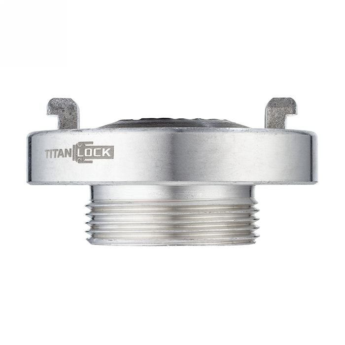 Cоединение типа Storz с наруж. резьбой, 1 1/4", KA=66, алюминий, TLSTORZ66M1.1/4 TITAN LOCK