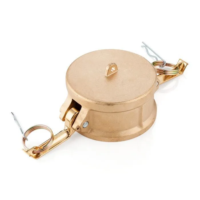 Камлок латунный тип DC, заглушка для ниппеля 4", TL400DCBR TITAN LOCK