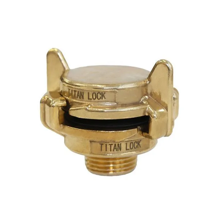 Универсальное соединение для воды NEPTUN (GEKA) с наружной резьбой BSP 1/4", латунь, TLNPM1/4-BR TIT