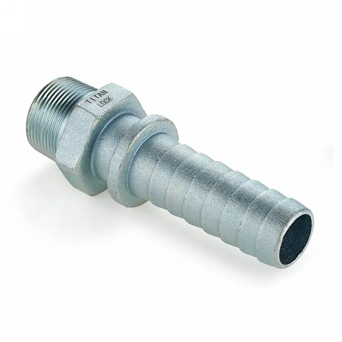 Ниппель (шток) для парового соединения "GEFEST", с хвостовиком, 1.1/4" NPT (оцинк. сталь), TLGFM1.1/