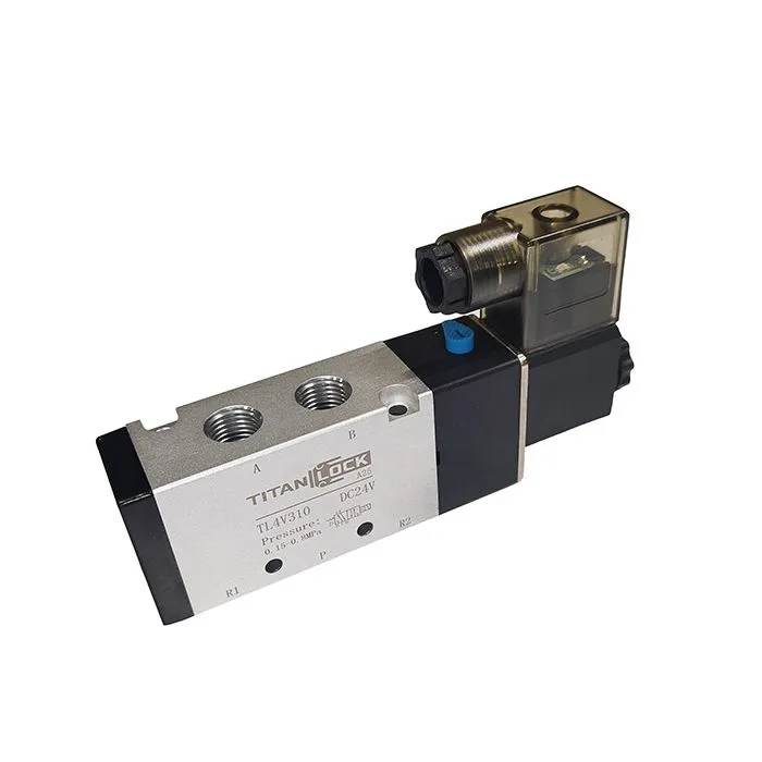 Пневмораспределитель электромагнитный 4V, серия 300, 1 канал, 10 мм, DC24V, TL4V310-10DC24V TITAN LO