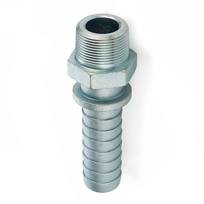 Ниппель (шток) для парового соединения "GEFEST", с хвостовиком, 3" NPT (оцинк. сталь), TLGFM3 (MS36)