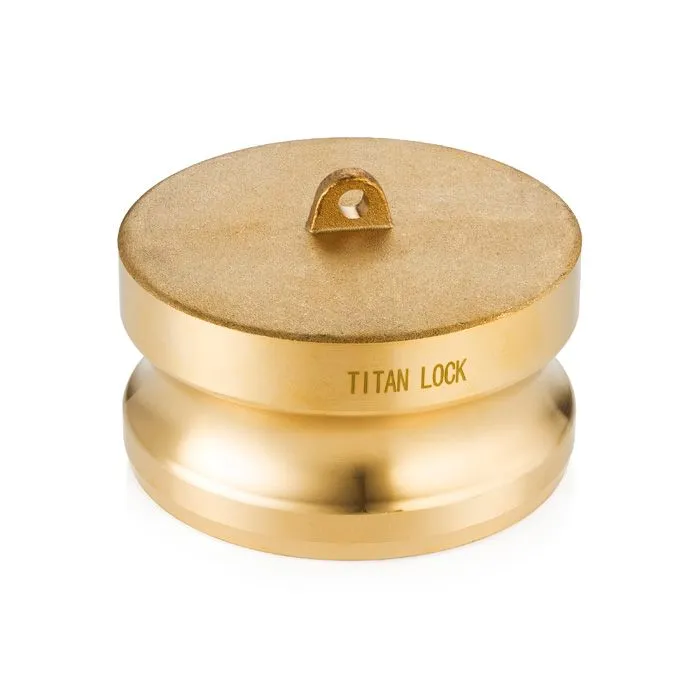 Камлок латунный тип DР, заглушка для розетки 4", TL400DPBR TITAN LOCK