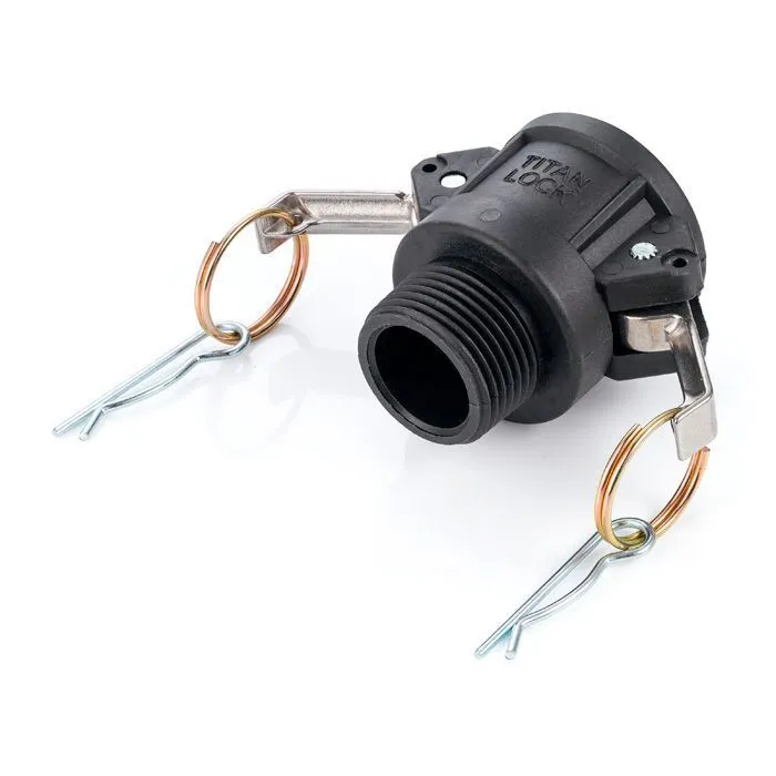 Камлок полипропиленовый тип B розетка, наруж. резьба BSP 1 1/4", TL125BPP TITAN LOCK