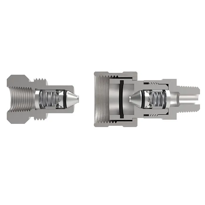 1/4in, БРС серия T резьбовая, ISO 14540, розетка, оцинк. cталь, резьба NPT TL2TFN TITAN LOCK