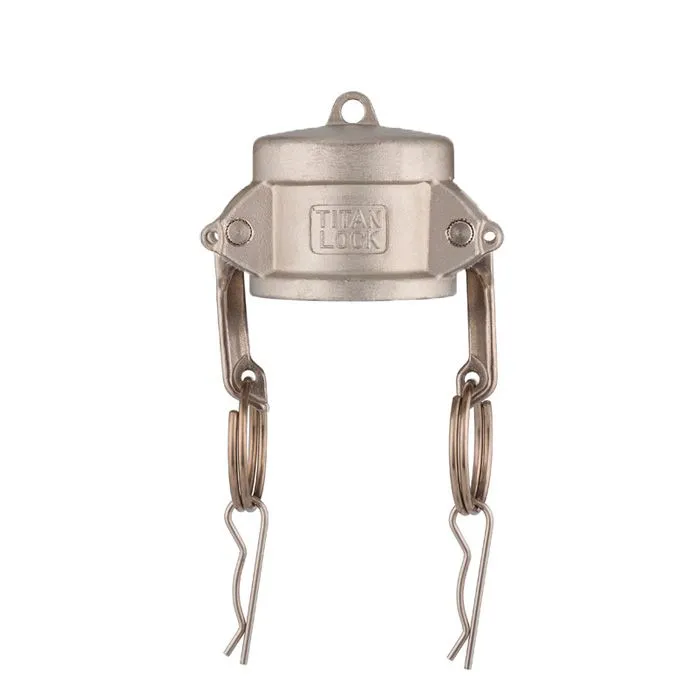 Камлок нержавеющий тип DC, заглушка для ниппеля 1", AISI304, TL100DCSS TITAN LOCK