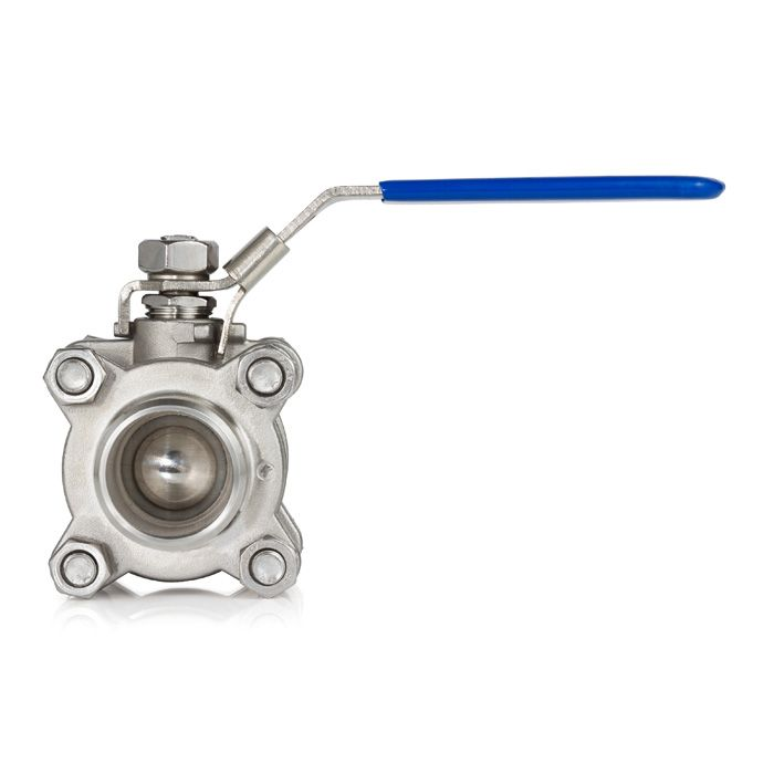 1,5in, Трехсоставной шаровый кран из нержавеющей стали (AISI 304) типа "сварка-сварка", TL150TPBVSS-