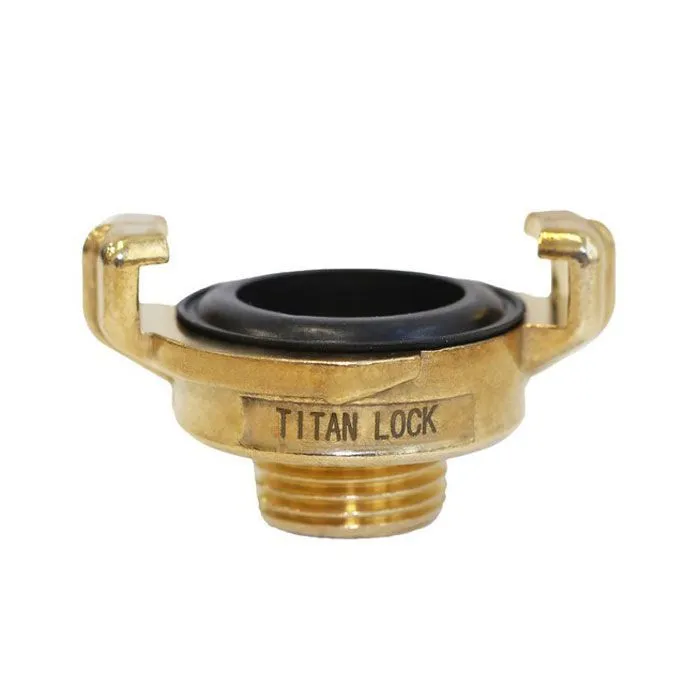 Универсальное соединение для воды NEPTUN (GEKA) с наружной резьбой BSP 1", латунь, TLNPM1-BR TITAN L