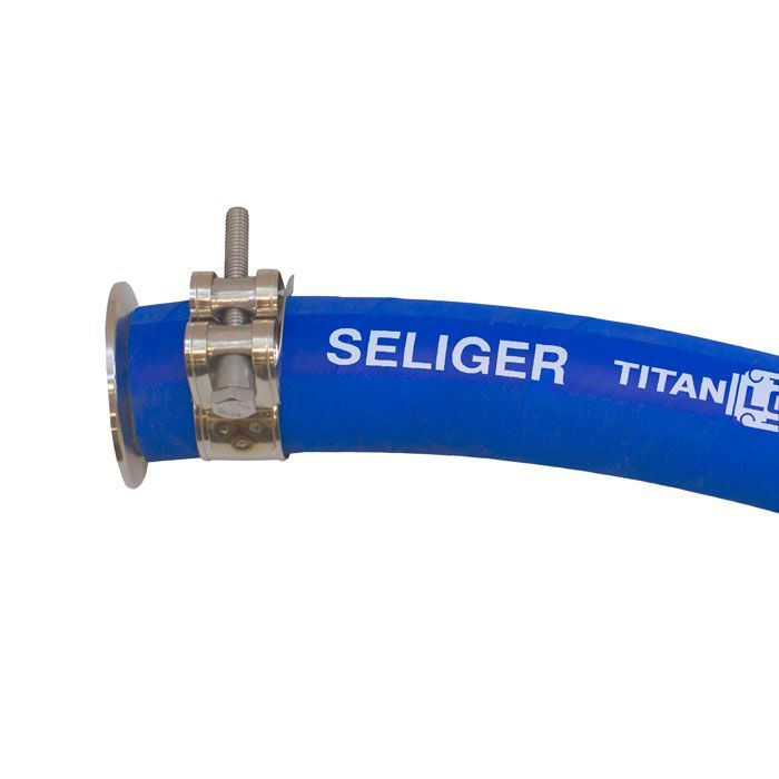 Пищевой напорный рукав «SELIGER», вн. диам. 102мм, -40C, 10bar, EPDM, TL100SL TITAN LOCK