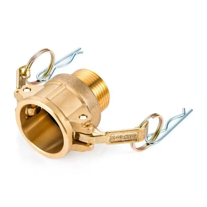 Камлок латунный тип B розетка, наруж. резьба BSP 1 1/2", TL150BBR TITAN LOCK