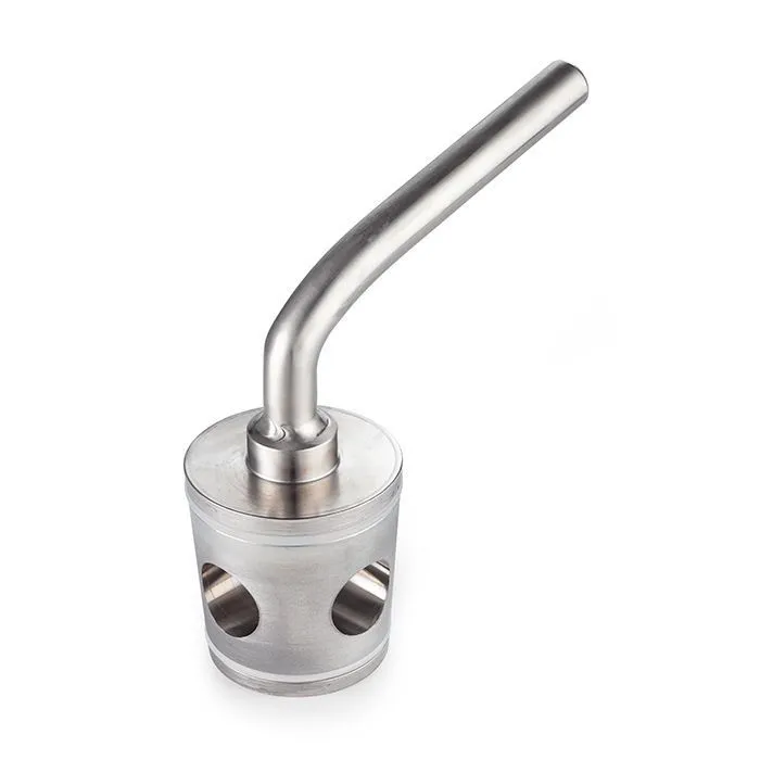 Кран пробковый трехходовой нерж 304, тип L, DN25, TL3СV25L-S TITAN LOCK