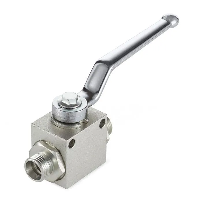 Гидравлический шаровой кран, DN 13 (1/2"), типа НР-НР M22X1.5, с креп. отв., сталь, TLHYDV1/2M TITAN