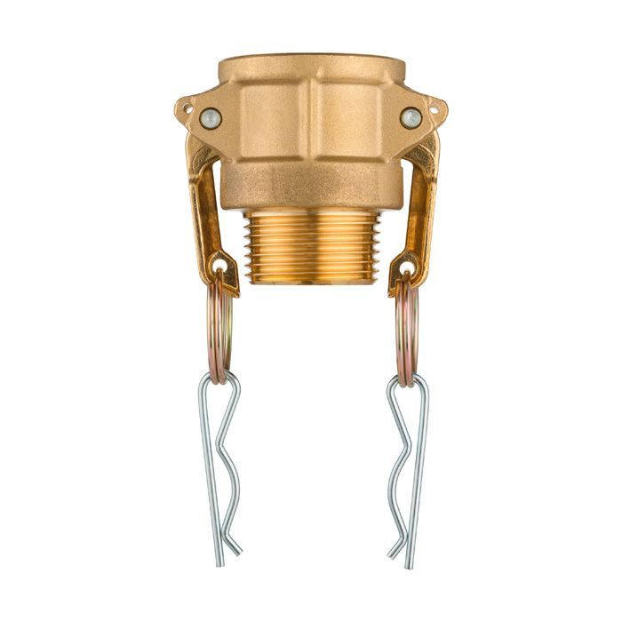 Камлок латунный тип B розетка, наруж. резьба BSP 3/4", TL75BBR TITAN LOCK