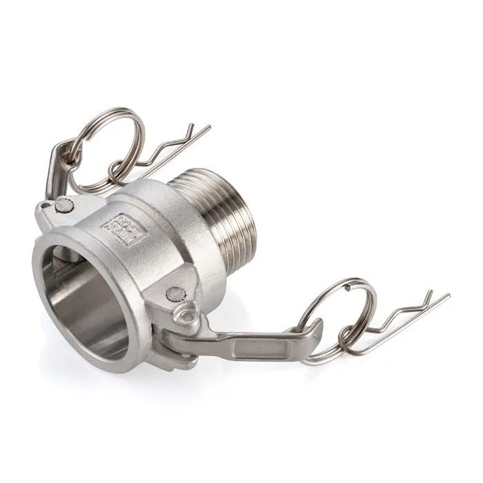 Камлок нержавеющий тип B розетка, наруж. резьба BSP 3/4", AISI304, TL75BSS TITAN LOCK