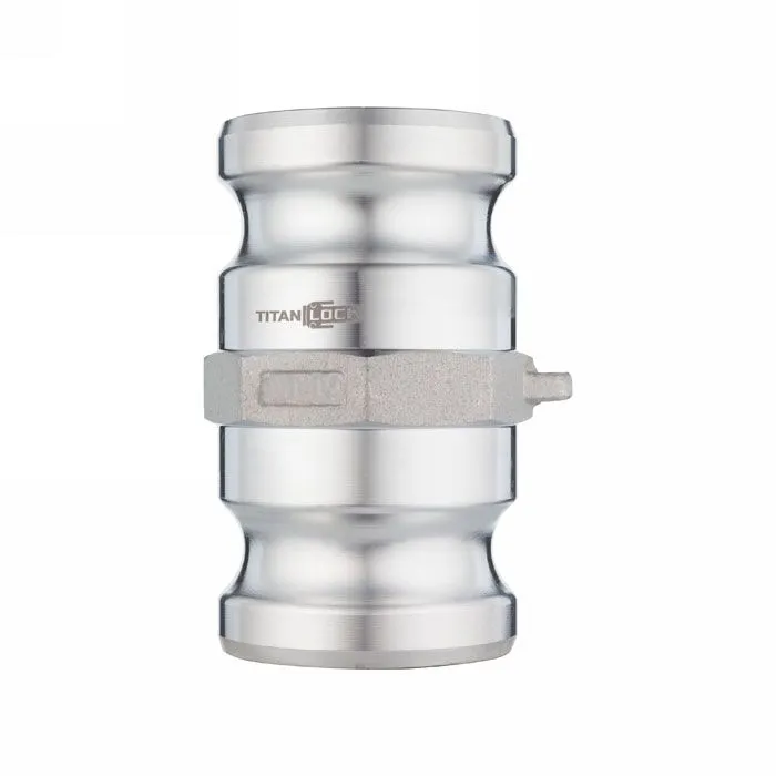Камлок алюминиевый тип AA (переходник ниппель 4" х ниппель 4"), TL400AAAL TITAN LOCK