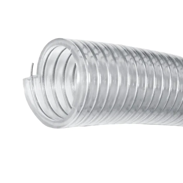 Пищевой нап.-всас. ПВХ рукав, армированный стальной спиралью "LADOGA-PREM", внутр.диам. 38мм, TL038L