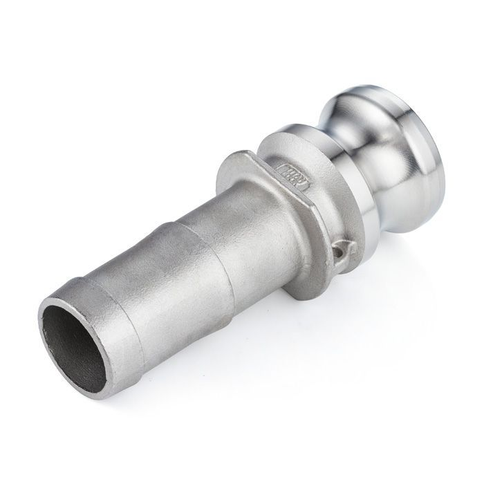 Камлок нержавеющий тип E, ниппель с хвостовиком 1/2", AISI316, TL50ESS316 TITAN LOCK